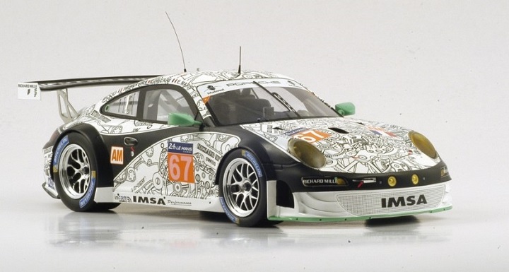 Spark 1/18 Porche 911 RSR 997 no67 LM GTE 2014
